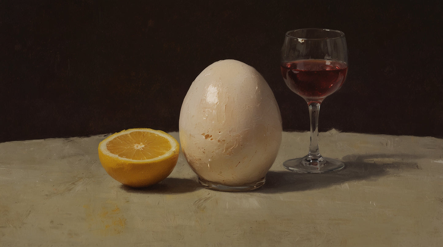 Herrengedeck am Tisch