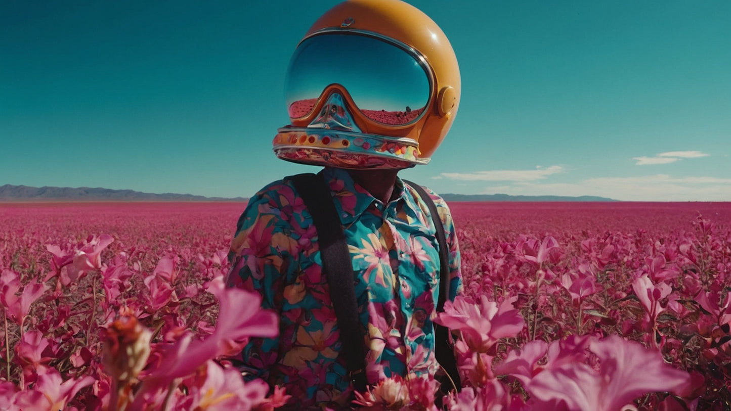 Earth-Cowboy in pink