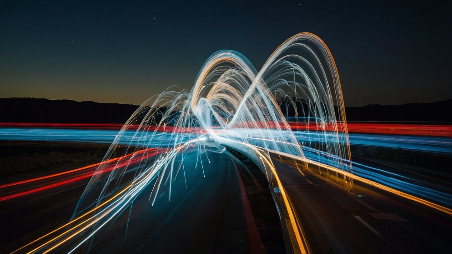 Lichtspuren der Nacht – Die Magie urbaner Geschwindigkeit