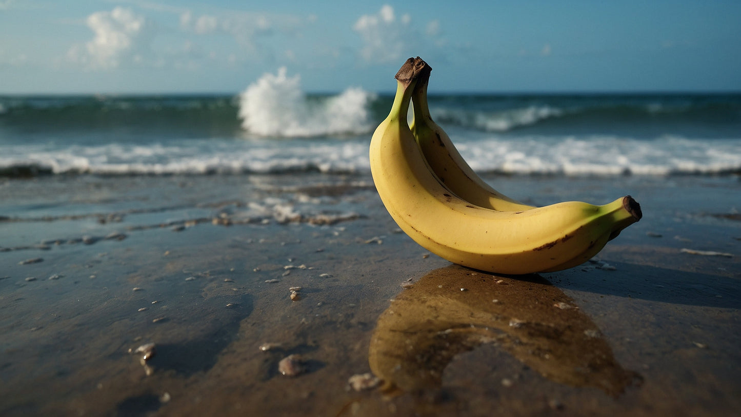 Banana at the seas