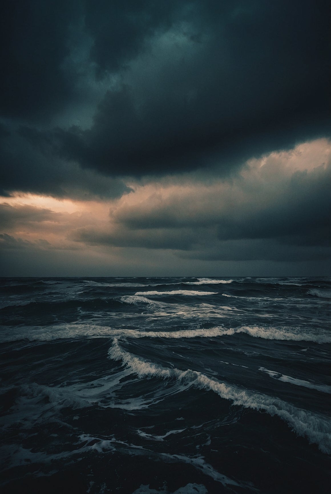 Tempesta sull'oceano