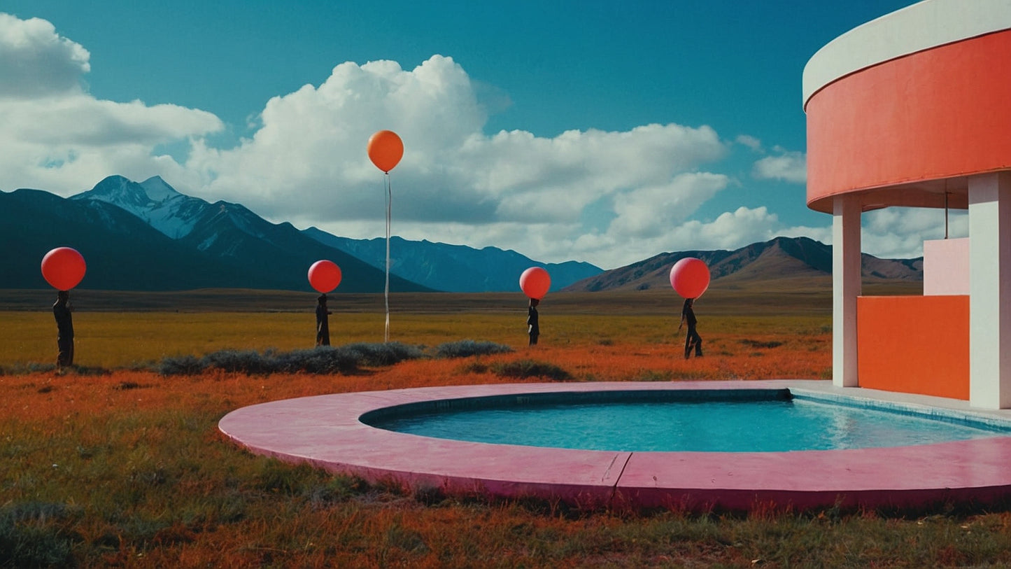 Red Balloons in Chile