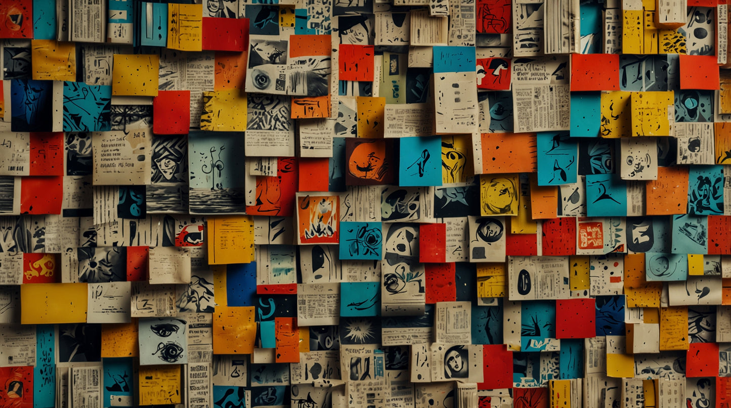 Flying Post-It Pattern