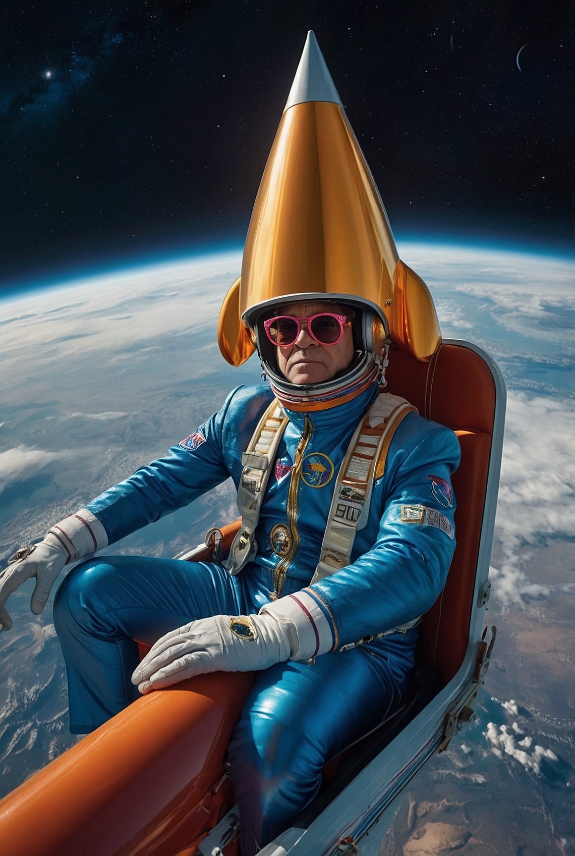 Elton's flying high